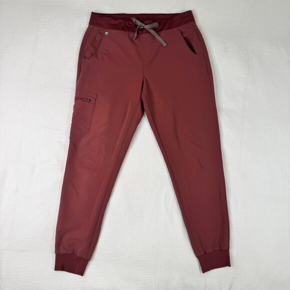 Figs Zamora Scrub Bottom Jogger Dark Cherry Women’s Medium Rare Retired 3088 - Picture 6 of 13